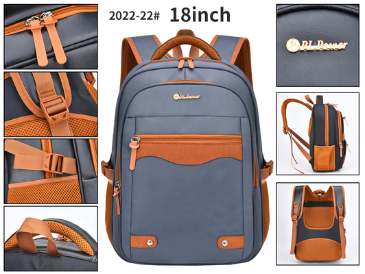 ODM Nylon cho nam giới da nam kinh doanh Ba lô Unisex Máy tính xách tay thường Ba lô