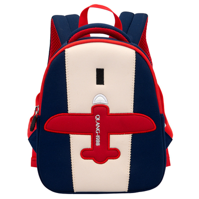 BSCI Phi công Máy bay Trẻ em Trẻ mới biết đi Ba lô Neoprene Mẫu giáo Không thấm nước Túi đi học