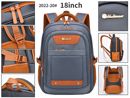ODM Nylon cho nam giới da nam kinh doanh Ba lô Unisex Máy tính xách tay thường Ba lô
