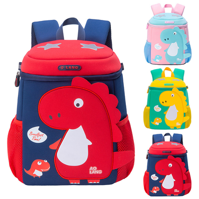 Trẻ mới biết đi 3D Khủng long Mẫu giáo Mochila Balo Hoạt hình Dễ thương Cho Bé trai Bé gái