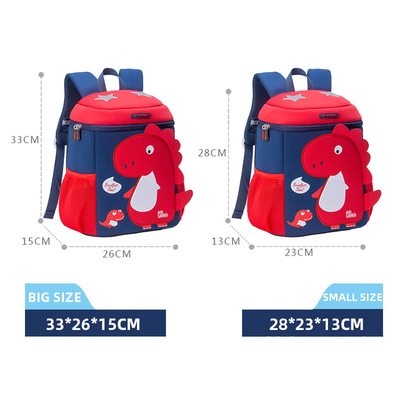 Trẻ mới biết đi 3D Khủng long Mẫu giáo Mochila Balo Hoạt hình Dễ thương Cho Bé trai Bé gái