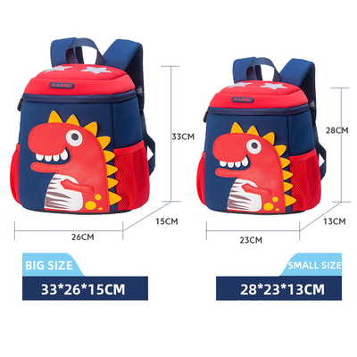Ba lô chống thấm nước cho trẻ em mẫu giáo Mochila Khủng long 3D Phim hoạt hình dễ thương cho trẻ mới biết đi Túi sách