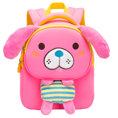 Phim hoạt hình trẻ em sang trọng Ba lô Neoprene sang trọng Con chó dễ thương Túi trẻ em Quà tặng cho trẻ em