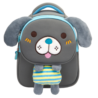 Phim hoạt hình trẻ em sang trọng Ba lô Neoprene sang trọng Con chó dễ thương Túi trẻ em Quà tặng cho trẻ em