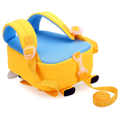 Monkey không thấm nước Ba lô trẻ em Neoprene 3D Hoạt hình dễ thương Chống thất lạc Cặp đi học 2 kích cỡ