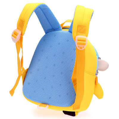 Monkey không thấm nước Ba lô trẻ em Neoprene 3D Hoạt hình dễ thương Chống thất lạc Cặp đi học 2 kích cỡ