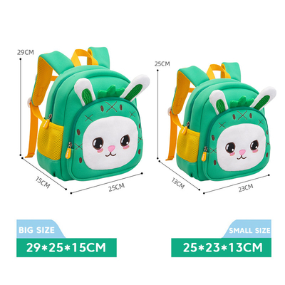 Ba lô trẻ em chống nước Monkey Neoprene 3D Hoạt hình dễ thương Chống thất lạc