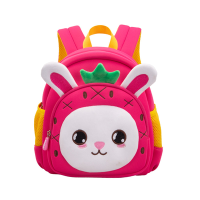 Balo trẻ em không thấm nước Rabbit FCS 3D Toddler Mẫu giáo Trẻ em đi học