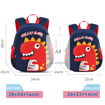 Ba lô bóng đá 3D hoạt hình dễ thương chống nước Knapsack 400g cho bé trai