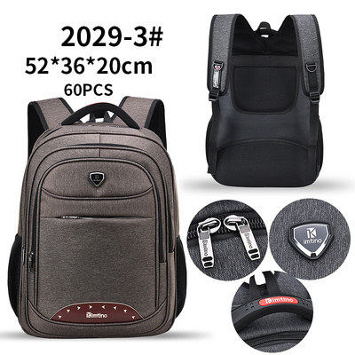 Nam Polyester Nylon Du lịch Ba lô không thấm nước Túi đựng máy tính xách tay 20 inch cho Nam