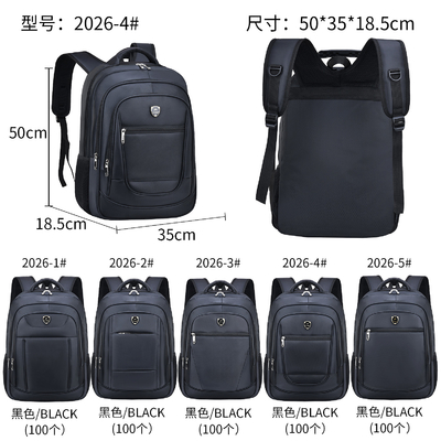 Nam Doanh nhân Balo Thông thường Túi đựng máy tính xách tay 19,5 inch