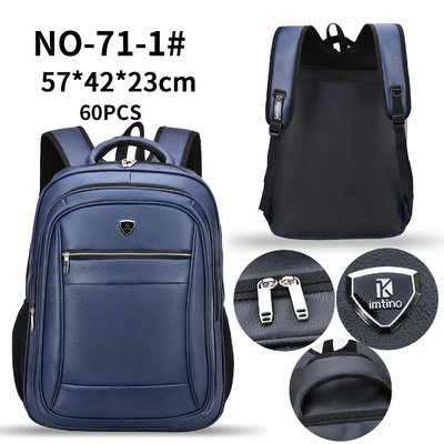 Túi xách da máy tính xách tay PU Rucksack Nam 23 inch Ba lô 1000g