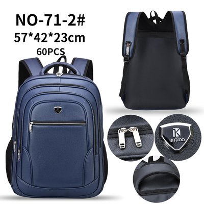 Túi xách da máy tính xách tay PU Rucksack Nam 23 inch Ba lô 1000g
