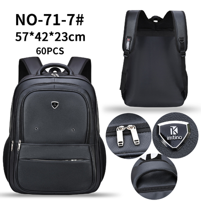 Kinh doanh Thông thường Túi học sinh PU Du lịch Máy tính Ba lô 23 inch