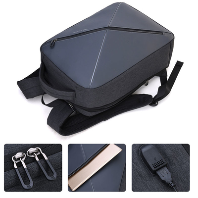 ODM USB Máy tính xách tay Ba lô chống trộm 15,6 inch cho Nam giới Du lịch Giải trí Đi học Balo