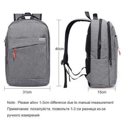 Đa chức năng 15,6 inch Ba lô máy tính xách tay Nam Nữ Cổ điển Thường Ba lô vải