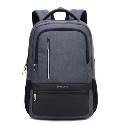 Ba lô sạc USB bên ngoài Nam Máy tính xách tay Túi nylon chống thấm nước