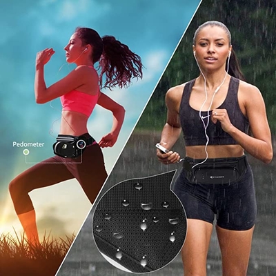 Túi đeo lưng chạy bộ Bum chống thấm nước Polyester Đai chạy bộ có giá đỡ chai