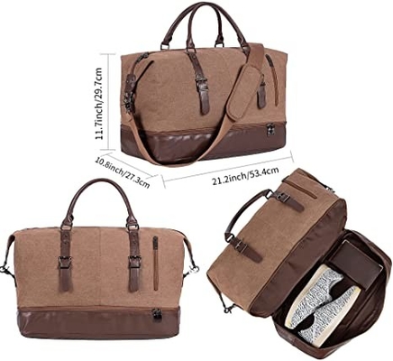 Túi vải không thấm nước cuối tuần qua đêm Totes Rolling Duffel Bag