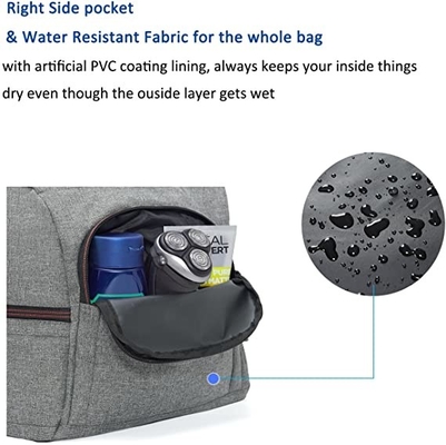 Túi vải thô thể thao Weekender chống nước có ngăn đựng giày