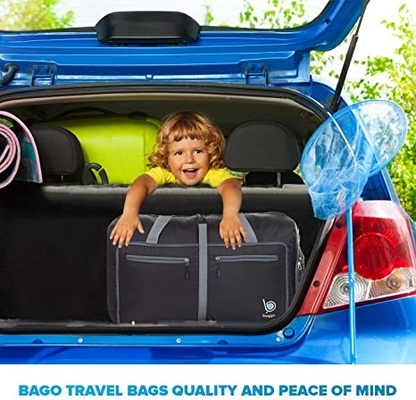 Túi duffle thể thao có thể gập lại 60l Balo Duffel dành cho nữ, nam nhẹ không thấm nước