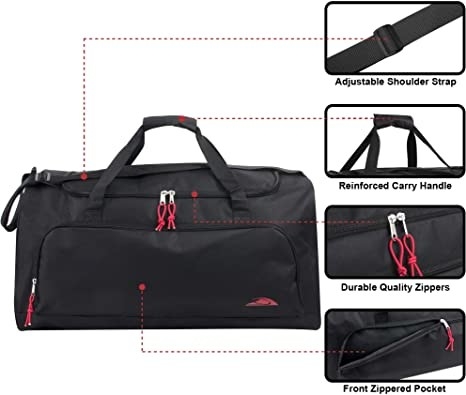 Túi vải duffle nhẹ 55 lít 24 inch cho nam giới nữ