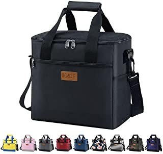 24 Túi làm mát cách nhiệt lớn có thể thu gọn Máy làm mát Tote cán chống rò rỉ