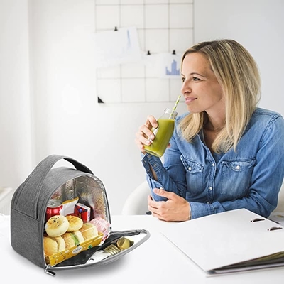 Polyester Lót cách nhiệt Bãi biển Tote Túi làm mát Túi hàng tạp hóa cách nhiệt hạng nặng