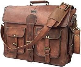 400g 14 inch Túi Messenger bằng da thủ công cổ điển cho cặp đựng máy tính xách tay