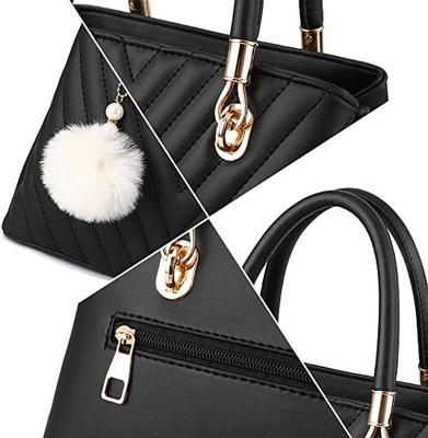 Thời trang da Pu Womens Luxury Handbag Top Handle Satchel