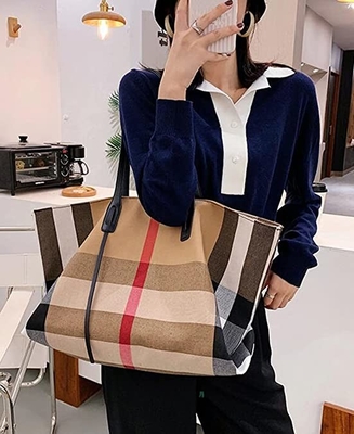 Túi xách nữ vải bố sang trọng Dung tích lớn Ví đeo chéo dành cho nữ sang trọng